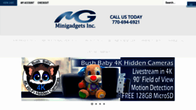 What Minigadgets.com website looked like in 2022 (1 year ago)