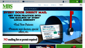 What Mbsdental.com website looked like in 2022 (1 year ago)
