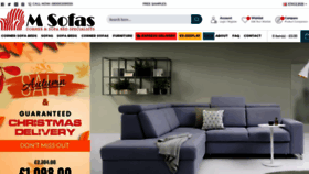 What Msofas.co.uk website looked like in 2022 (1 year ago)