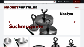 What Magnetportal.de website looked like in 2022 (1 year ago)