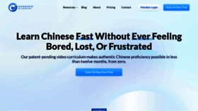 What Mandarinblueprint.com website looked like in 2022 (1 year ago)