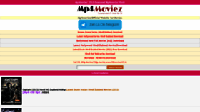 What Mp4moviez.is website looked like in 2022 (1 year ago)