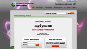 What Mp3pm.ws website looked like in 2022 (1 year ago)