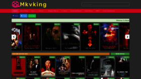 What Mkvking.com website looked like in 2022 (1 year ago)