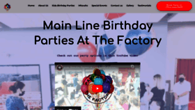 What Mainlinebirthdayparties.com website looked like in 2022 (1 year ago)