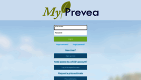 What Myprevea.com website looked like in 2022 (1 year ago)