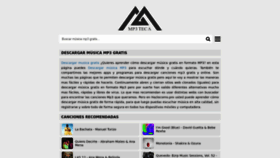 What Mp3teca.info website looked like in 2022 (1 year ago)