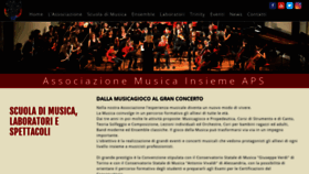 What Musica-insieme.net website looked like in 2022 (1 year ago)