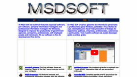 What Msdsoft.com website looked like in 2022 (1 year ago)