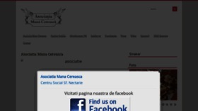 What Mana-cereasca.ro website looked like in 2022 (1 year ago)