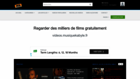 What Musiquekabyle.fr website looked like in 2022 (1 year ago)