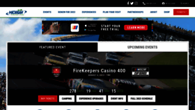 What Mispeedway.com website looked like in 2022 (1 year ago)
