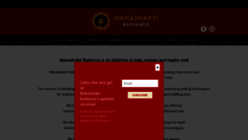 What Mahashaktiradiance.com website looked like in 2022 (1 year ago)