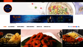 What Madhurasrecipe.com website looked like in 2022 (1 year ago)