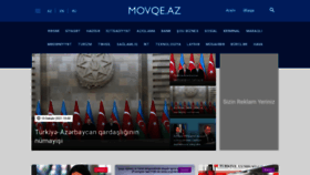 What Movqe.az website looked like in 2022 (1 year ago)