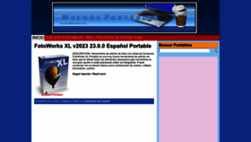 What Muchosportables.com website looked like in 2022 (1 year ago)
