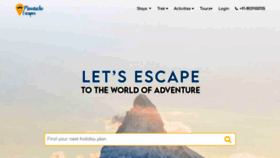 What Moustachescapes.com website looked like in 2022 (1 year ago)