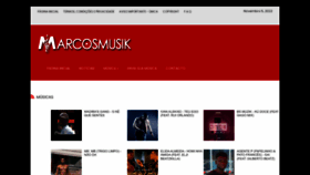 What Marcos-musik.com website looked like in 2022 (1 year ago)