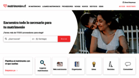 What Matrimonios.cl website looked like in 2022 (2 years ago)