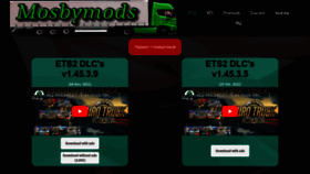 What Mosbymods.de website looked like in 2022 (1 year ago)
