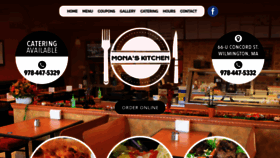 What Monaskitchenma.com website looked like in 2022 (1 year ago)