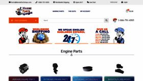 What Marinepartsguys.com website looked like in 2022 (1 year ago)