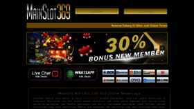 What Mainslot369.net website looked like in 2022 (1 year ago)