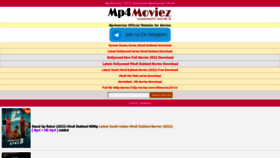 What Mp4moviez.how website looked like in 2022 (1 year ago)