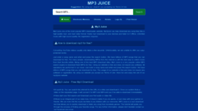 What Mp3juice.wtf website looked like in 2022 (1 year ago)