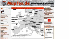 What Mapfox.de website looked like in 2022 (1 year ago)