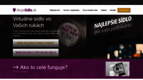 What Mojesidlo.sk website looked like in 2022 (1 year ago)
