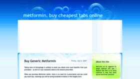 What Metformin.click website looked like in 2022 (1 year ago)