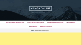 What Mangach.net website looked like in 2022 (1 year ago)