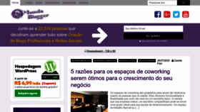 What Mundoblogger.com.br website looked like in 2022 (1 year ago)