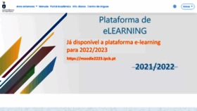What Moodle2122.ipcb.pt website looked like in 2022 (1 year ago)