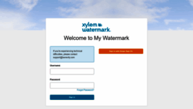 What Mywatermark.benevity.org website looked like in 2022 (1 year ago)