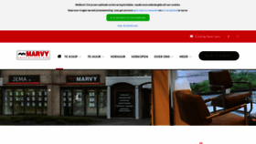 What Marvy.be website looked like in 2022 (1 year ago)