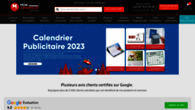 What Mon-imprimeur.ci website looked like in 2022 (1 year ago)