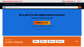 What Medshop.pl website looked like in 2022 (1 year ago)