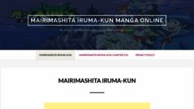 What Mairimashitairuma-kun.com website looked like in 2022 (1 year ago)