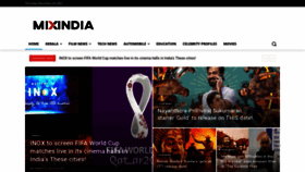 What Mixindia.com website looked like in 2022 (1 year ago)