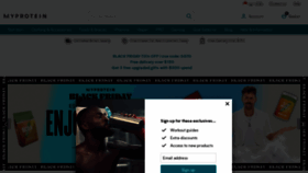 What Myprotein.com.sg website looked like in 2022 (1 year ago)