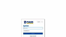 What Myfxcm.com website looked like in 2022 (1 year ago)