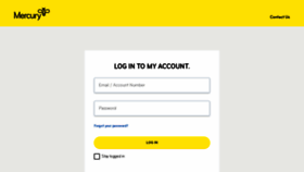 What Myaccount.mercury.co.nz website looked like in 2022 (1 year ago)