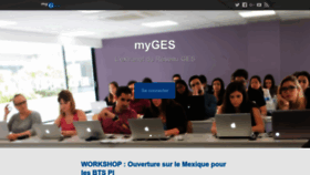 What Myges.fr website looked like in 2022 (1 year ago)