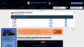What Meteo-bruxelles.be website looked like in 2022 (1 year ago)