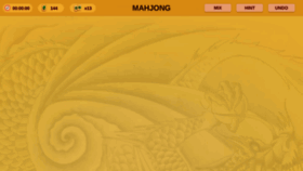 What Mahjong-game.com website looked like in 2022 (1 year ago)