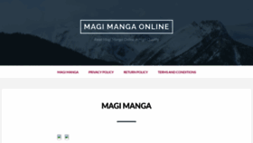 What Magi-manga.net website looked like in 2022 (3 years ago)