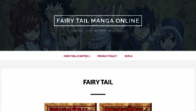 What Mangafairy-tail.com website looked like in 2022 (1 year ago)