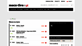 What Mecz-live.pl website looked like in 2022 (1 year ago)